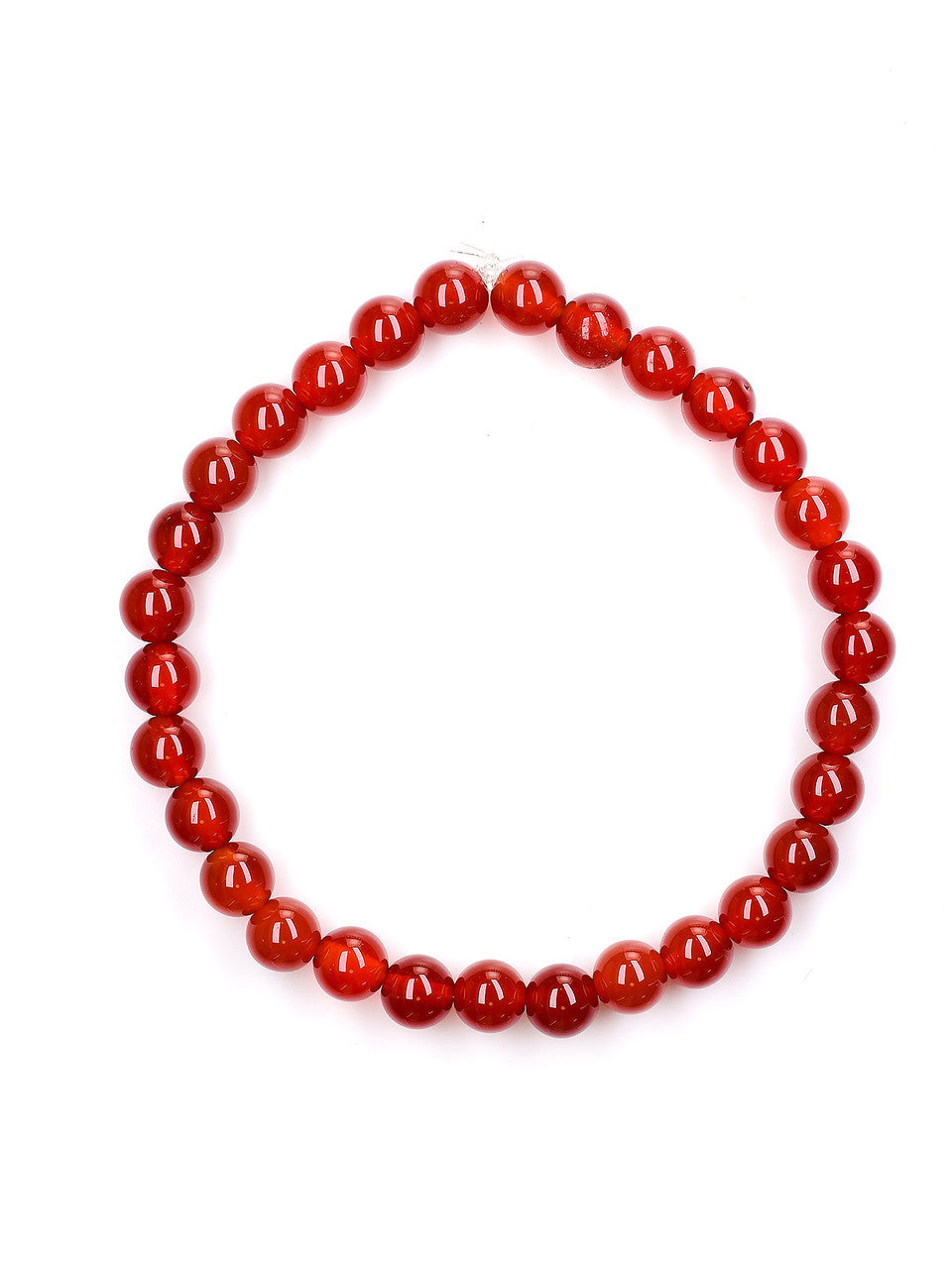 Carnelian 6 mm Bracelet - 1038-RUP