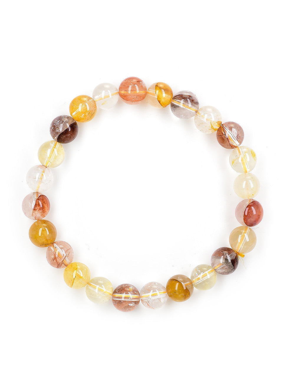 Golden Healer Quartz Bead Bracelet