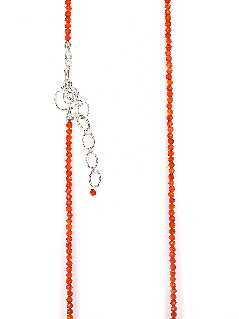 Carnelian Mini Bead Necklace - 1410-RUP