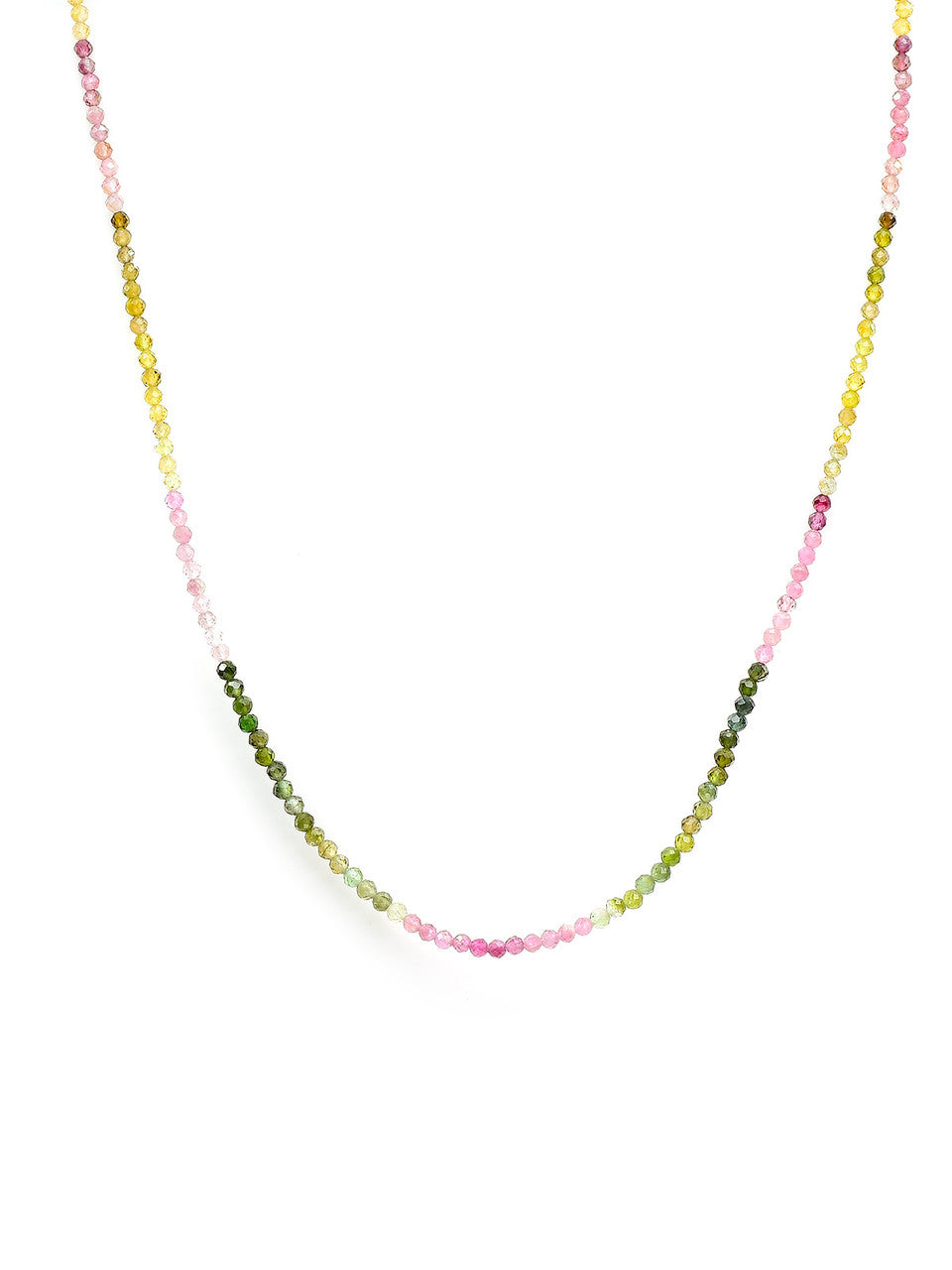 Tourmaline Mini Bead Necklace - 1413-RUP