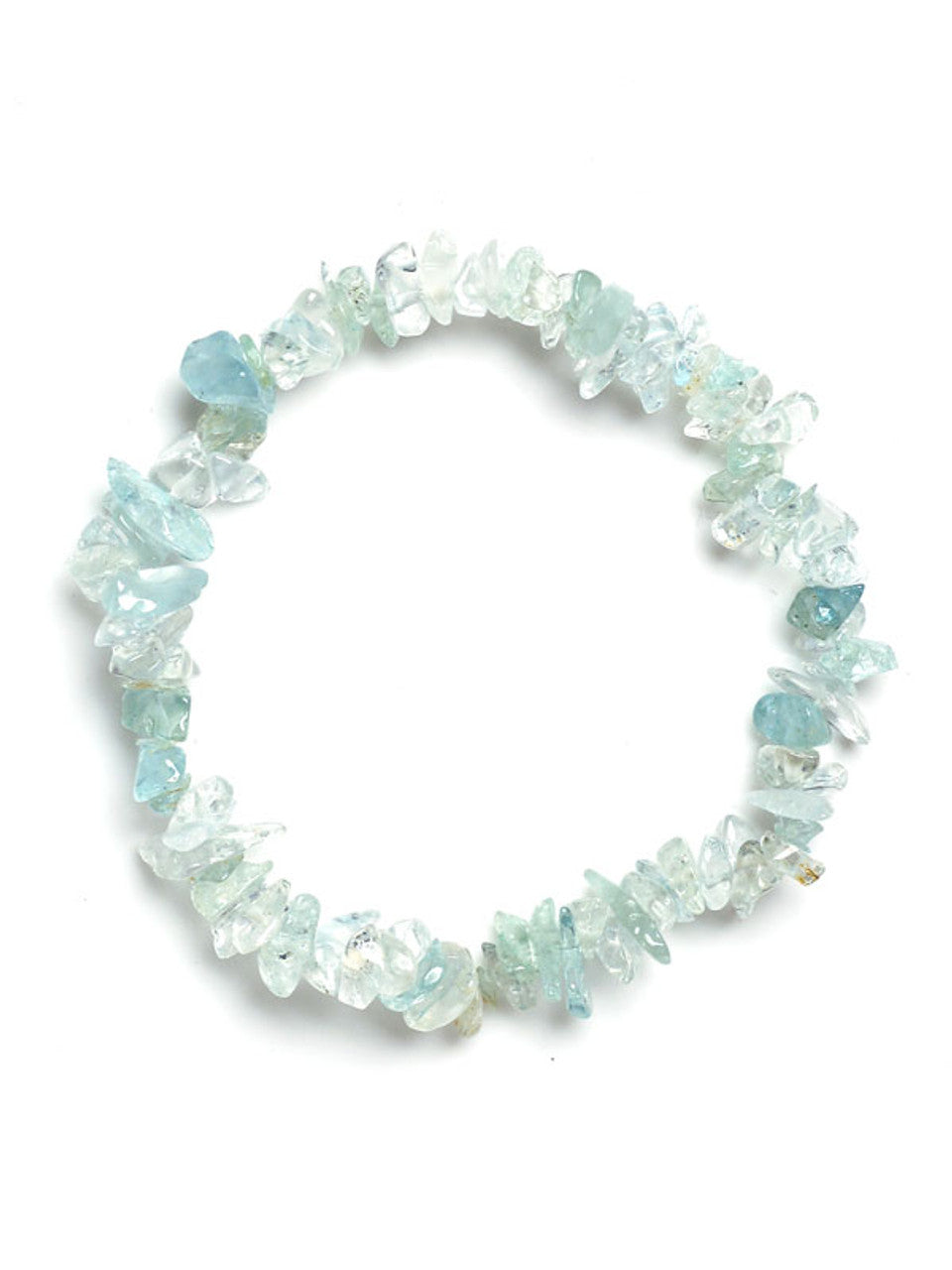 Aquamarine Chip Bracelet