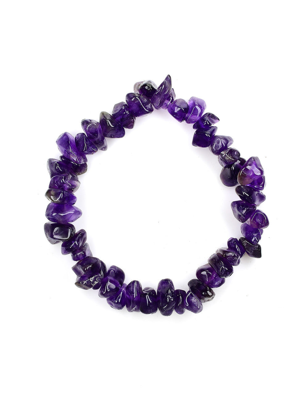 Amethyst Chip Bracelet